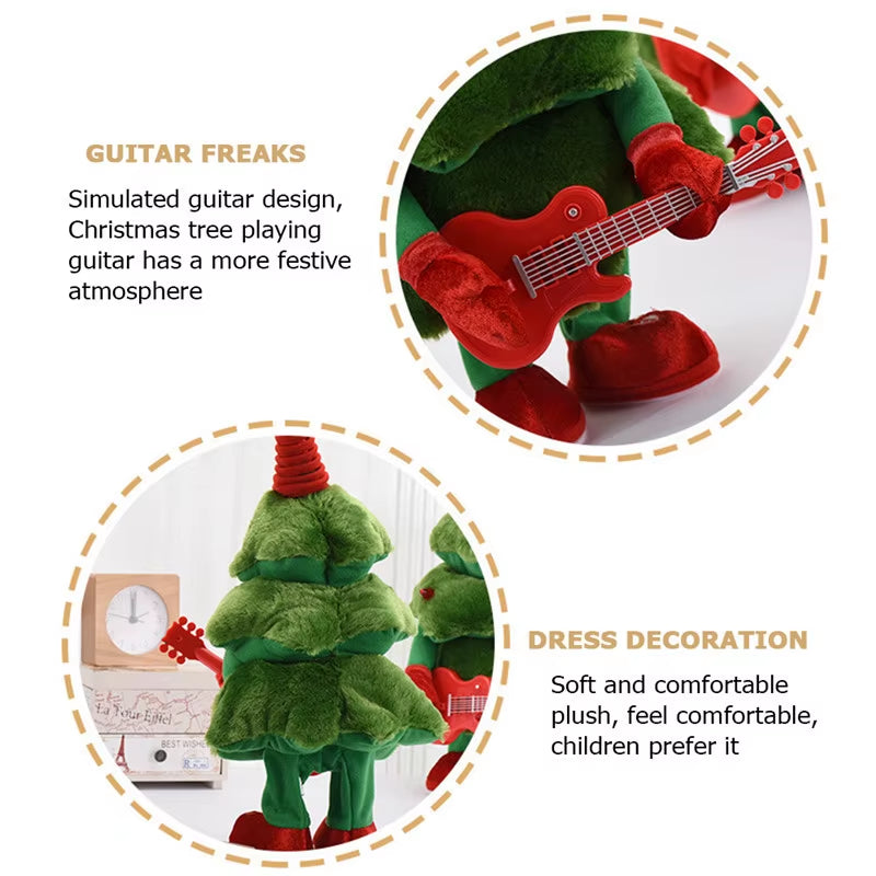 Christmas Tree That Can Dance and Sing Electric Plush Toys Funny Toys Christmas Gifts for Kids