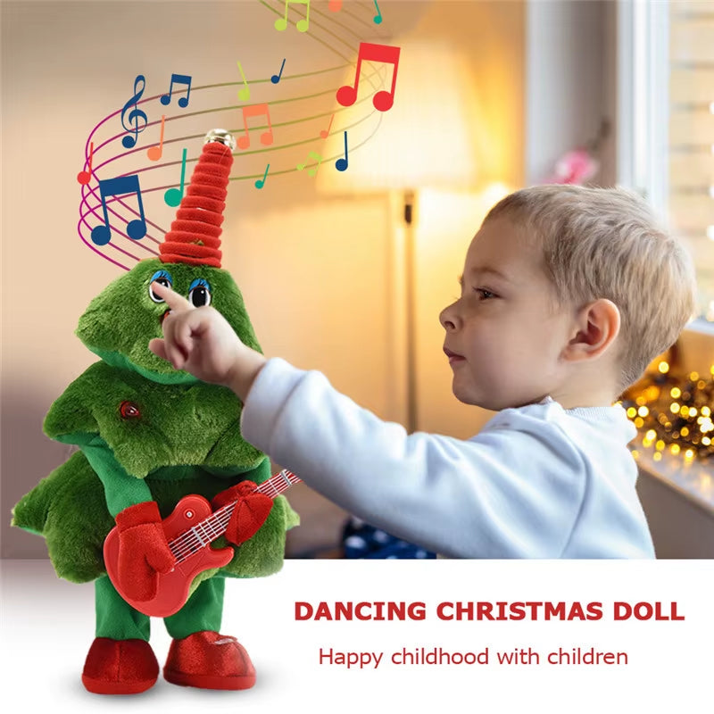 Christmas Tree That Can Dance and Sing Electric Plush Toys Funny Toys Christmas Gifts for Kids