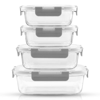 Joyjolt Joyful 24Pc (12 Airtight, Freezer Safe Food Storage Containers and 12 Lids), Pantry Kitchen Storage Containers, Glass Meal Prep Container for Lunch, Glass Storage Containers with Lids