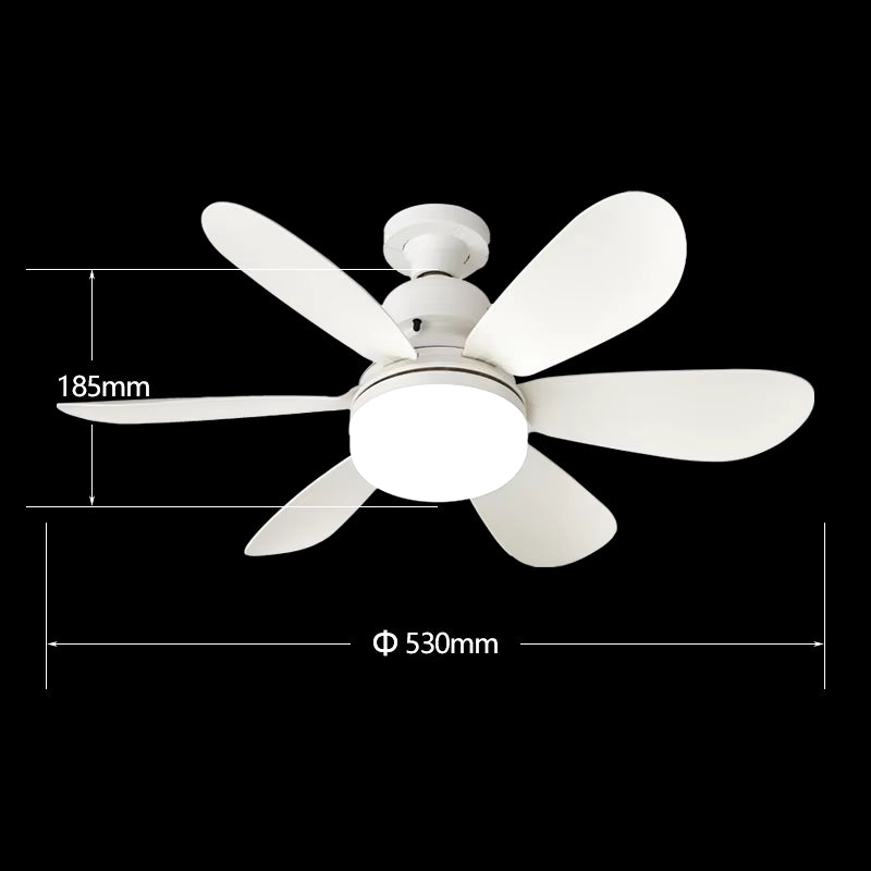 Ceiling Fan Light LED 30W E27 with Remote Control